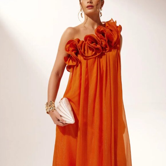 Hedda One-shoulder Floral Maxi Dress - Picture 1 of 5